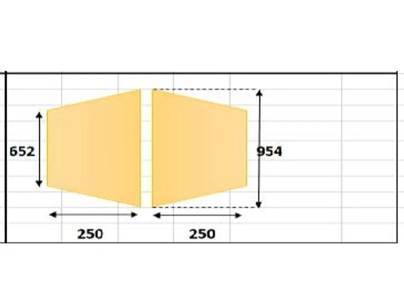 Laad afbeelding in galerijtoner, Interline Ondertapijt 8,50 x 4,90m (ovaal)