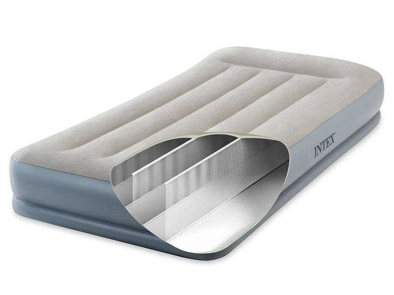 Laad afbeelding in galerijtoner, Intex Pillow Rest Mid-Rise Eenpersoons Luchtbed