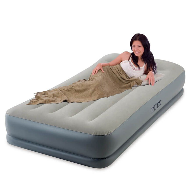 Laad afbeelding in galerijtoner, Intex Pillow Rest Mid-Rise Eenpersoons Luchtbed