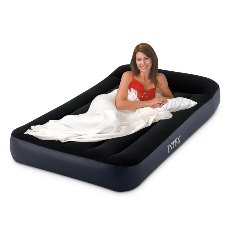Laad afbeelding in galerijtoner, Intex Pillow Rest Classic Eenpersoons Luchtbed