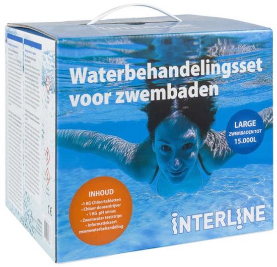 Laad afbeelding in galerijtoner, Blauwe kartonnen doos van Interline waterbehandeling starterset
