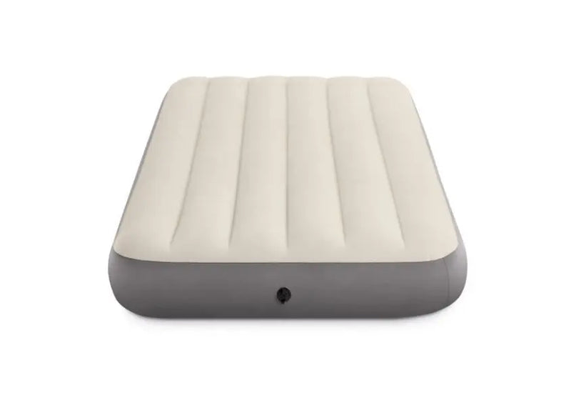 Laad afbeelding in galerijtoner, Een grijs Intex Deluxe Eenpersoons Luchtbed