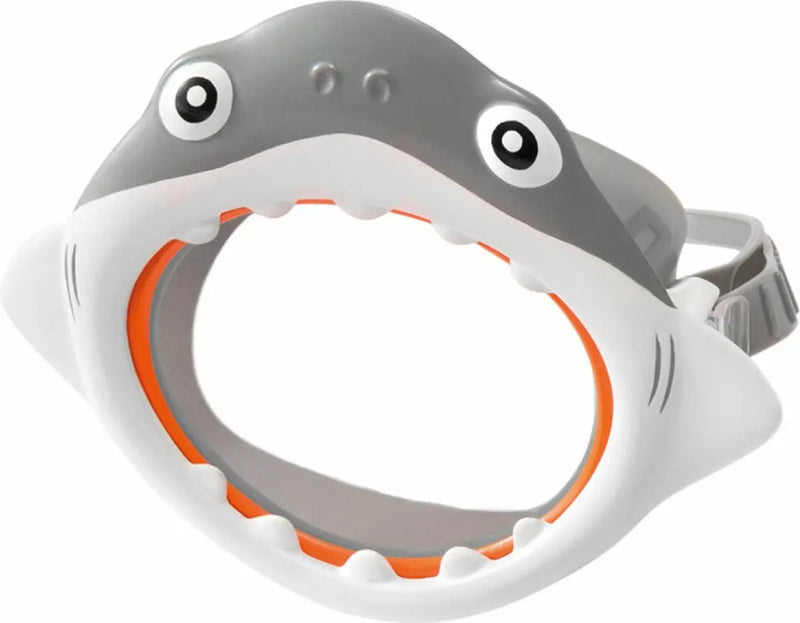Laad afbeelding in galerijtoner, Een grijze Intex Shark Fun snorkelset