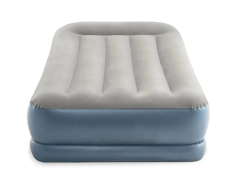 Laad afbeelding in galerijtoner, Grijze Intex Pillow Rest Mid-Rise Eenpersoons Luchtbed