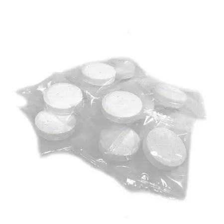 Filterflock tabletten in verpakking.