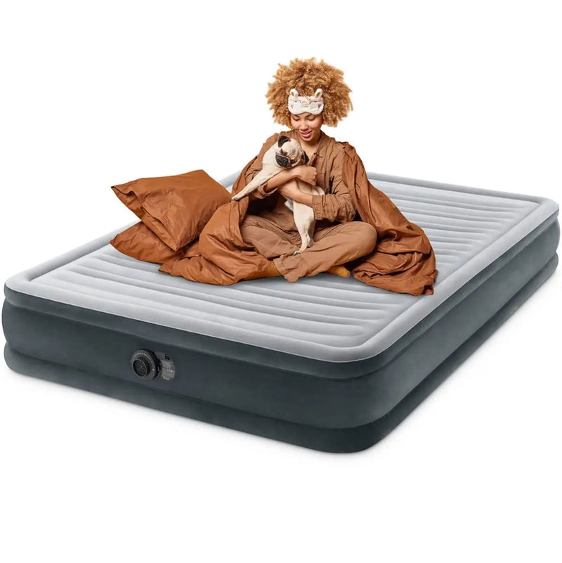 Laad afbeelding in galerijtoner, Intex Comfort Plush Tweepersoons Luchtbed Intex