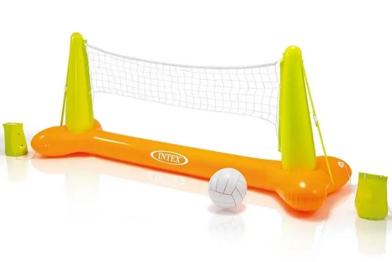Laad afbeelding in galerijtoner, Alle onderdelen van het opblaasbare volleybalnet.