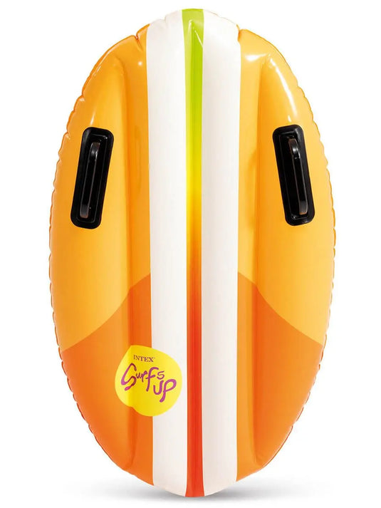 Opblaasbaar oranje surfplank.