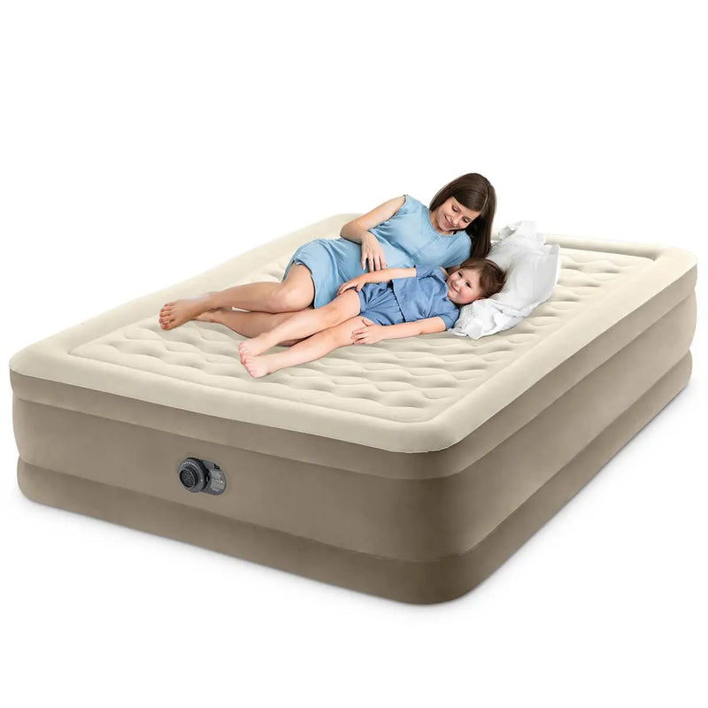 Laad afbeelding in galerijtoner, Intex Ultra Plush Tweepersoons Luchtbed Intex