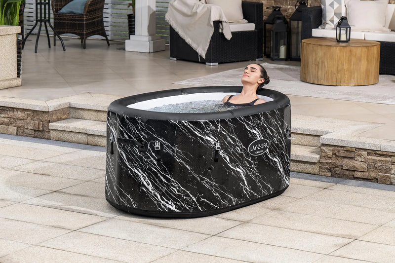 Laad afbeelding in galerijtoner, Lay-Z-spa IJsbad Fortifiber Glacial Dip Tub Ovaal 152 W'eau