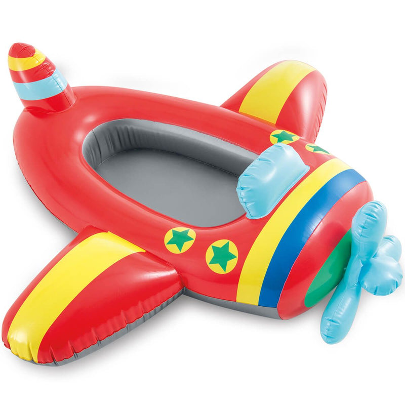 Laad afbeelding in galerijtoner, Rood Intex opblaasbaar zwemfiguur in de vorm van een vliegtuig