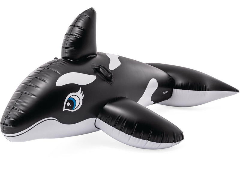 Laad afbeelding in galerijtoner, Zwart met witte opblaasbare orka van Intex