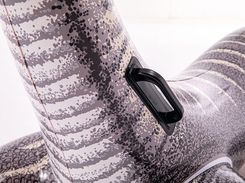 Laad afbeelding in galerijtoner, Zwarte handvaten van opblaasdier.