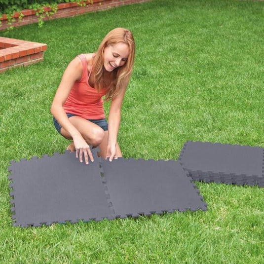 Intex Vloertegels 50x50cm Grijs