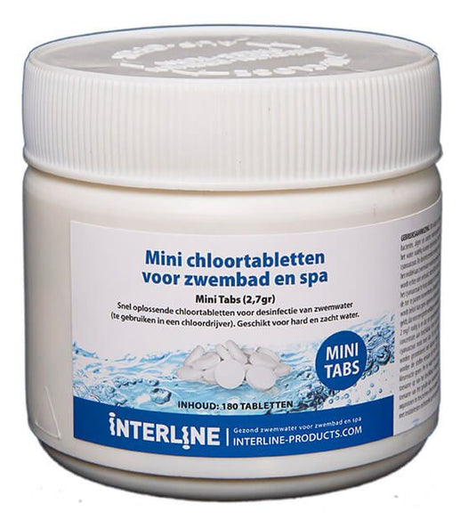 Interline Chloortabletten Mini Tabs 2,7 gram/180 stuks