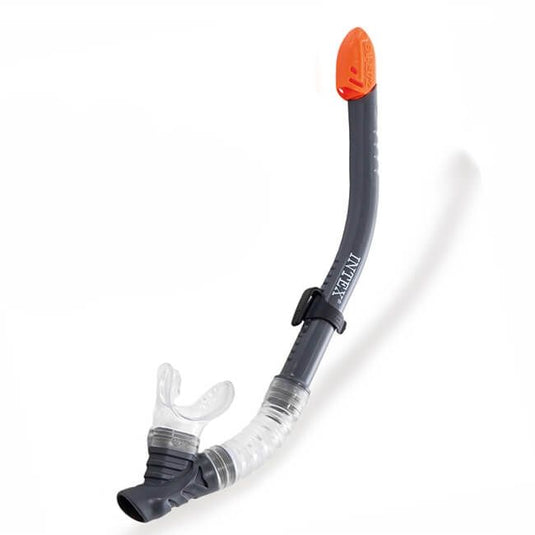 Zwarte snorkel van Intex.