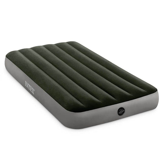 Intex Prestige Downy Eenpersoons Luchtbed met Batterijpomp