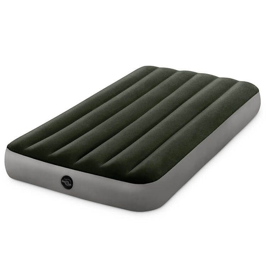Intex Prestige Downy Eenpersoons Luchtbed met Batterijpomp