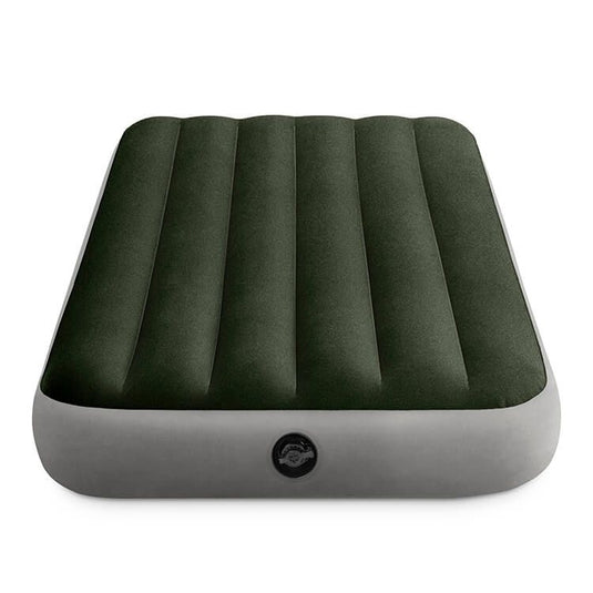 Intex Prestige Downy Eenpersoons Luchtbed met Batterijpomp