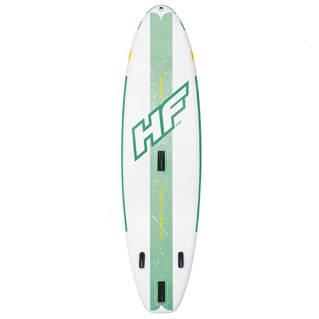 Laad afbeelding in galerijtoner, Onderkant van groen sup board.
