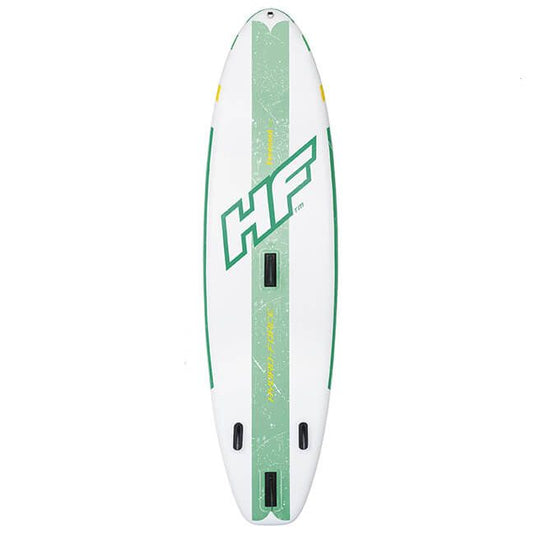 Onderkant van groen sup board.
