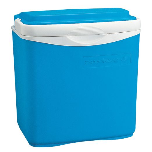 Blauwe koelbox van Campingaz.