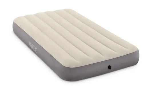 Een grijs Intex Deluxe Eenpersoons Luchtbed