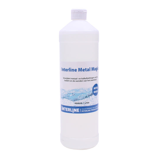 Een witte fles Interline Metal Magic 1L