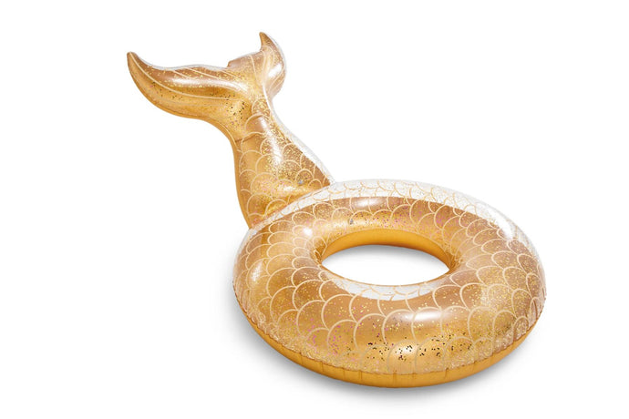 Gouden glitter zeemeermin zwemring van Intex