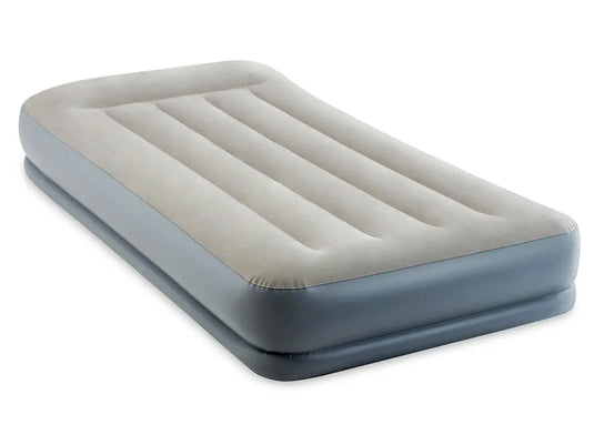 Grijze Intex Pillow Rest Mid-Rise Eenpersoons Luchtbed