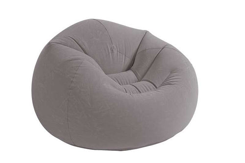 Grijze opblaasbare Intex 68579np beanless bag