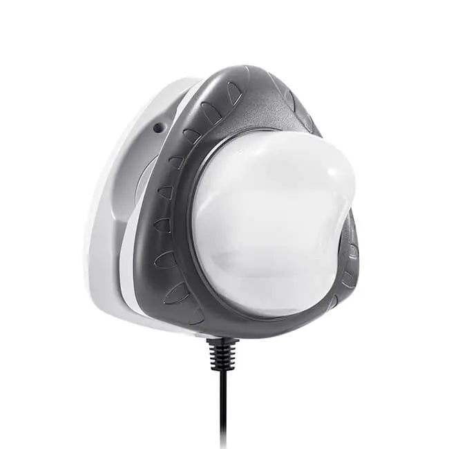 Voorkant van de onderwaterlamp.