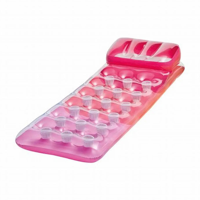 Roze pocket luchtbed.