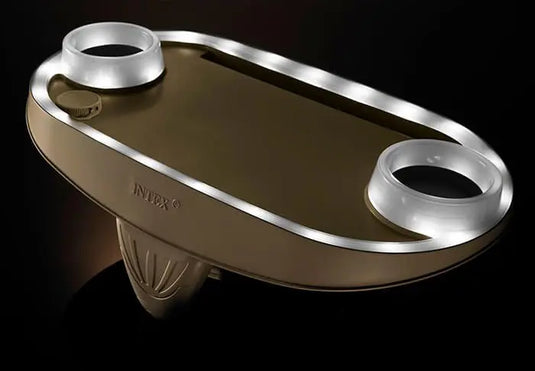 Lichtgevend LED dienblad voor jacuzzi's.