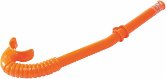 Oranje snorkel van Intex.