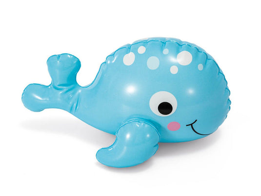 Kleine blauwe opblaasbare walvis van Intex