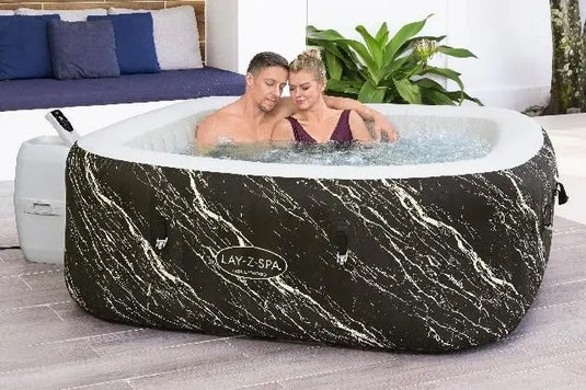 Lay-Z-Spa Hollywood Luxe Airjet Zwart - 6 persoons Bestway