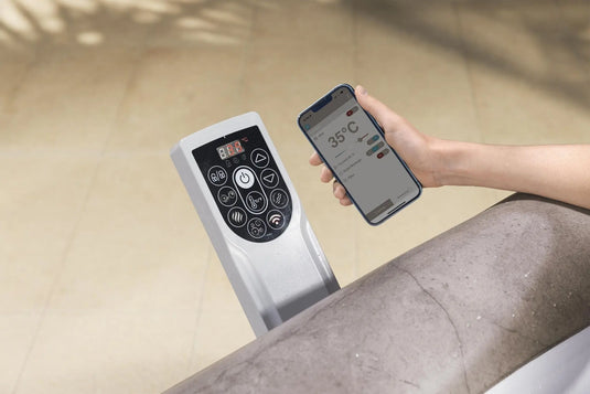 Lay-Z-Spa Rome Smart Airjet 6 Bruin Marble - 6 persoons Bestway