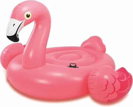 Mega opblaasbare roze flamingo van Intex