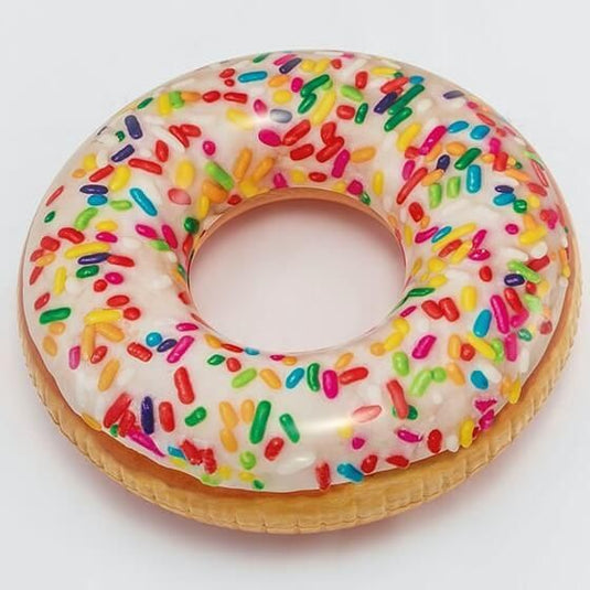 Opblaasbare zwemband in de stijl van een donut 