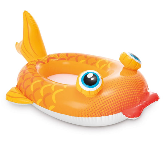 Oranje Intex opblaasbaar zwemfiguur in de vorm van een vis