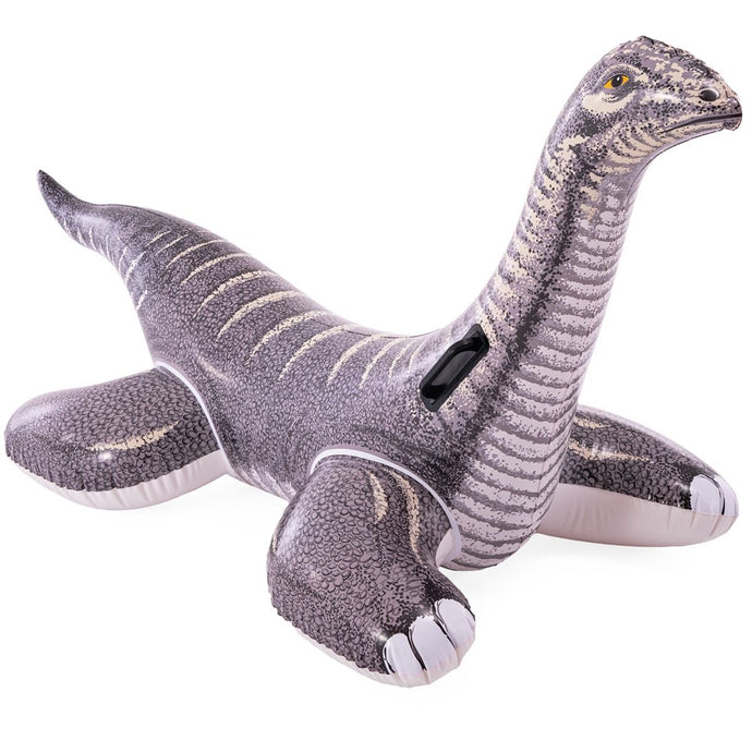 Paarse opblaasbare brontosaurus.