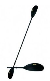 Twee zwarte Sevylor K-Pro 220 peddels