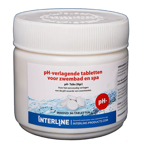 Wit potje met 80 ph-min tabletten van Interline