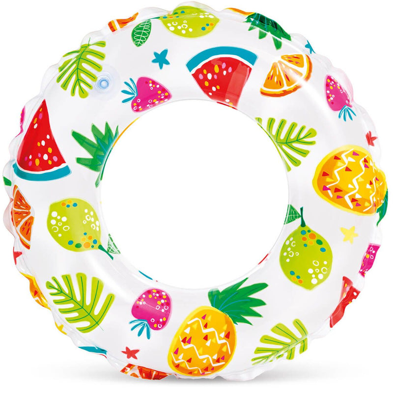 Laad afbeelding in galerijtoner, Witte Intex zwemband met fruit
