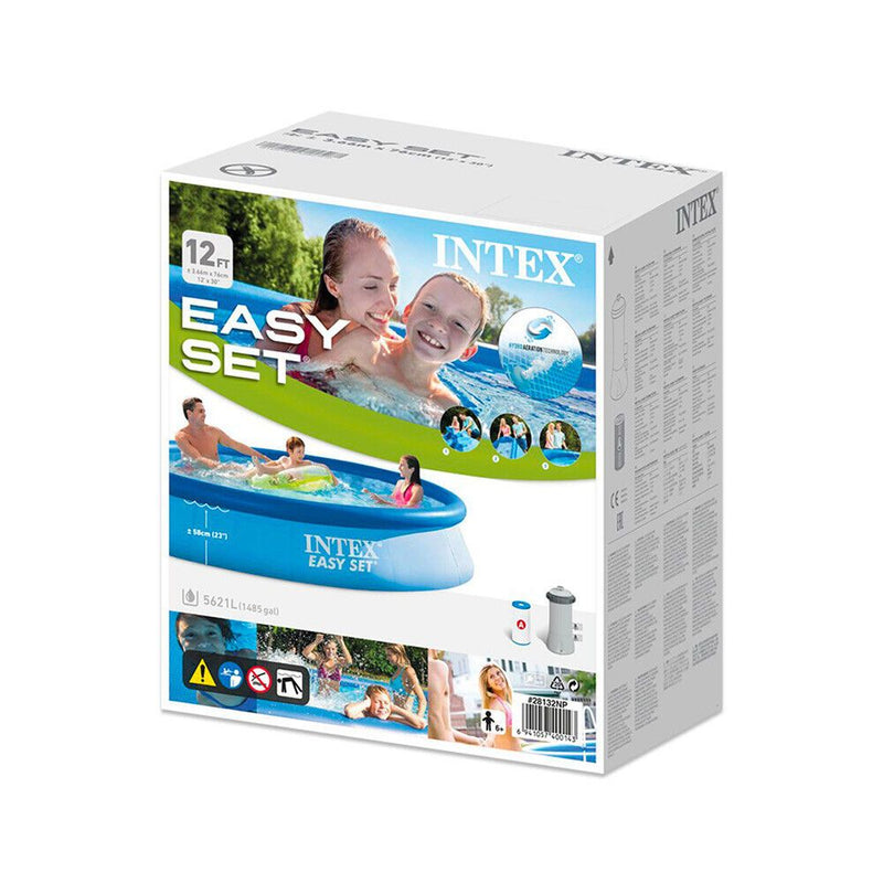 Laad afbeelding in galerijtoner, Intex Easy Set Zwembad 366 x 76 cm
