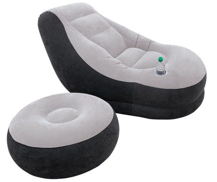 Intex Ultra Lounge Stoel met Poef