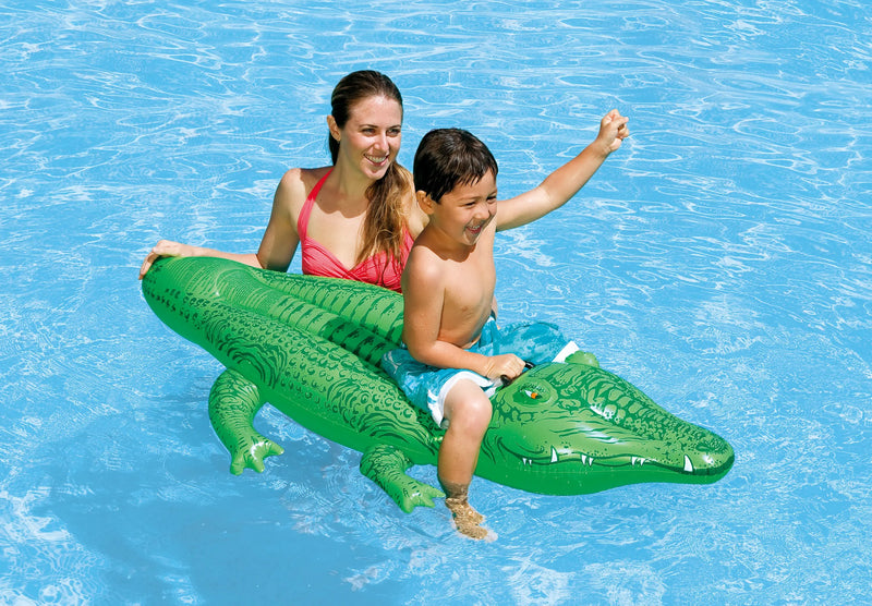 Laad afbeelding in galerijtoner, Intex Krokodil Ride-On - Aalders Zwembaden
